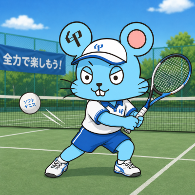 印チューソフトテニス